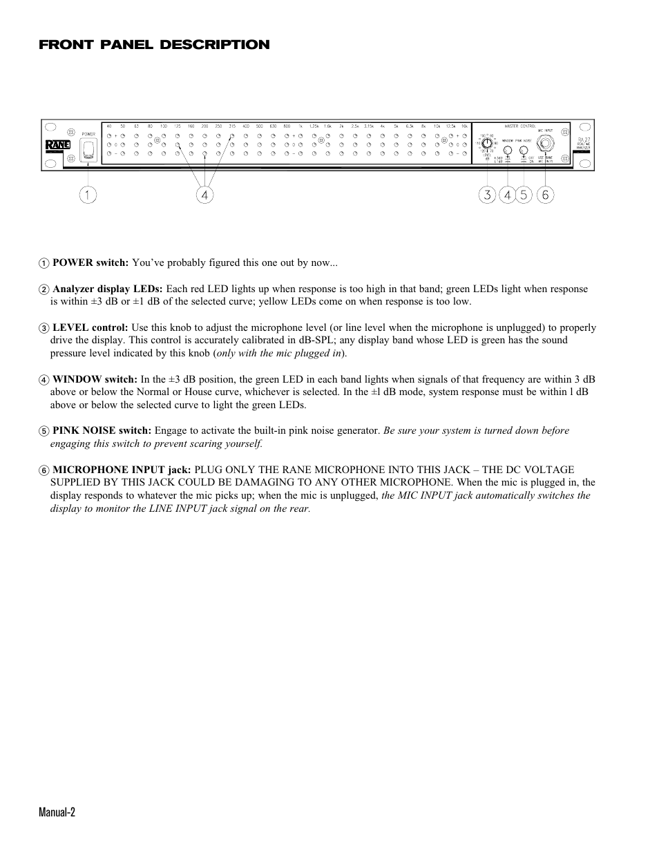 Rane RA 27 User Manual | Page 3 / 6