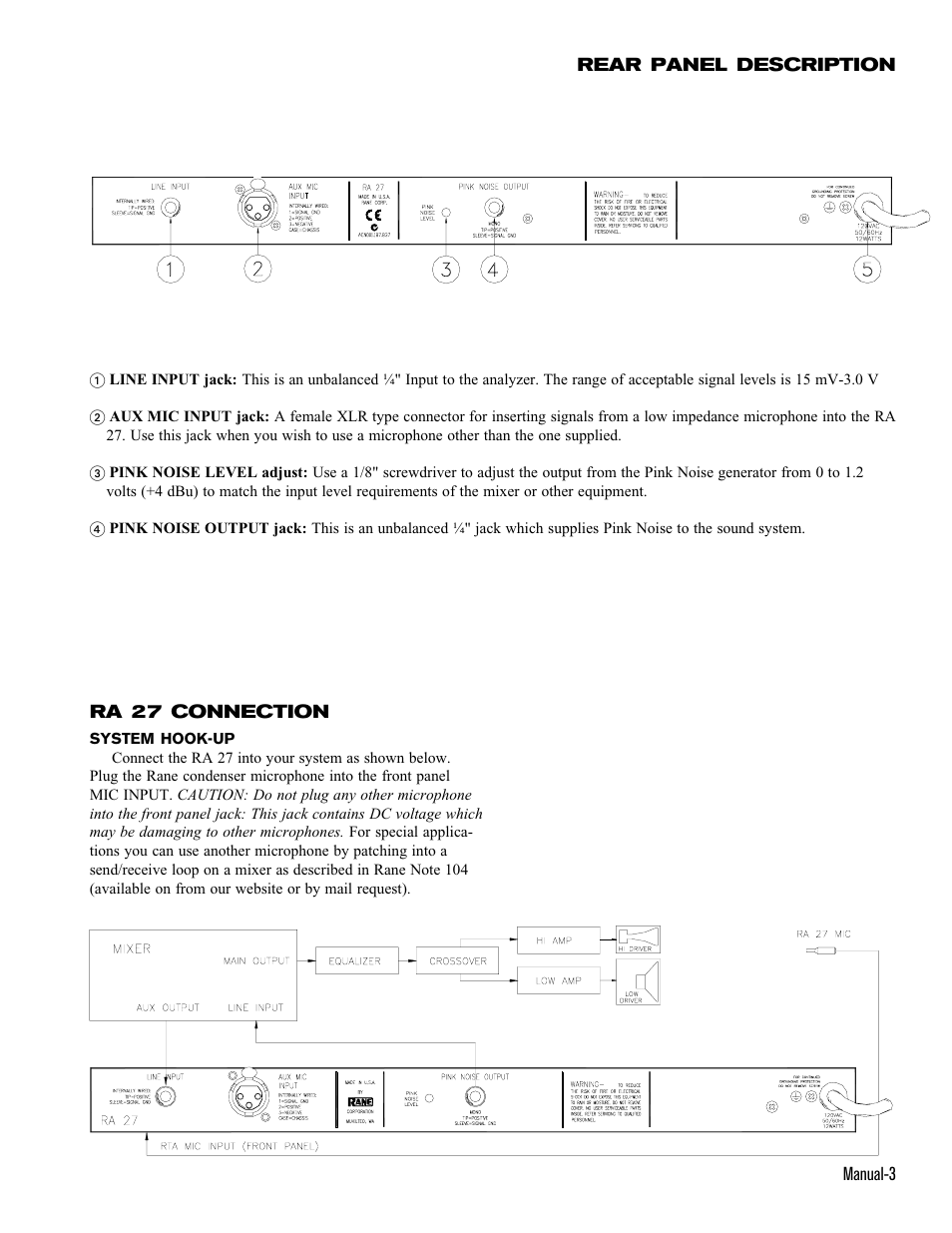 Rane RA 27 User Manual | Page 4 / 6