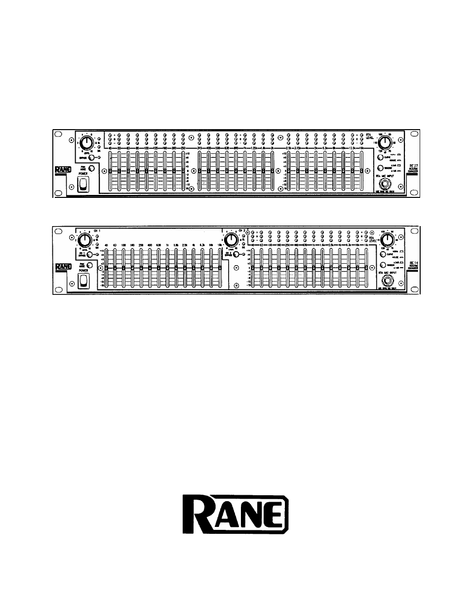 Rane RE 27 User Manual | 15 pages