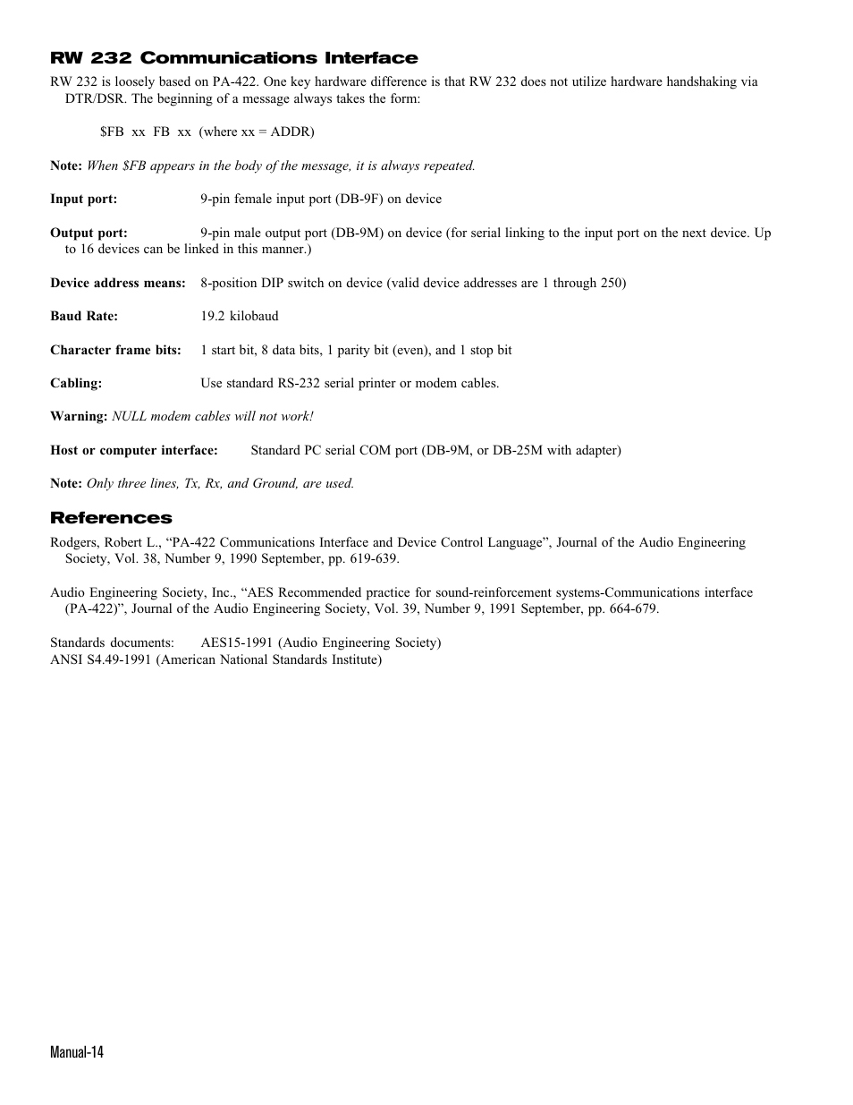 Rane RPD 1 User Manual | Page 14 / 16