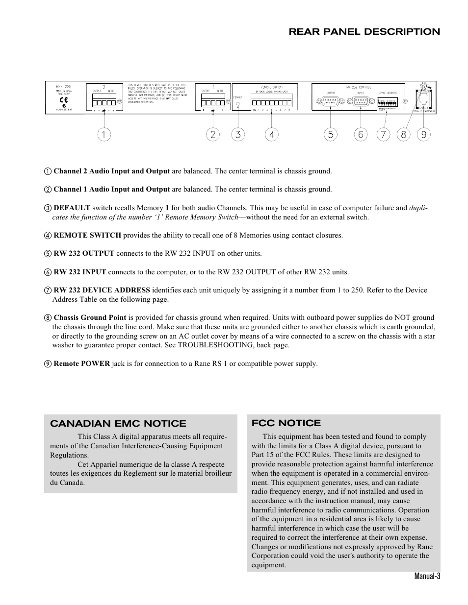Rane RPE 228 Manual User Manual | Page 3 / 8