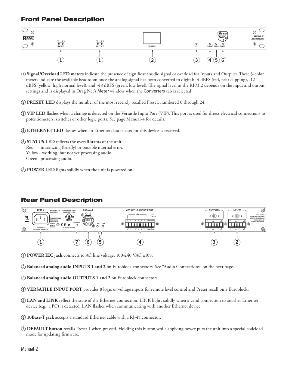 Rane RPM 2 User Manual | Page 4 / 10