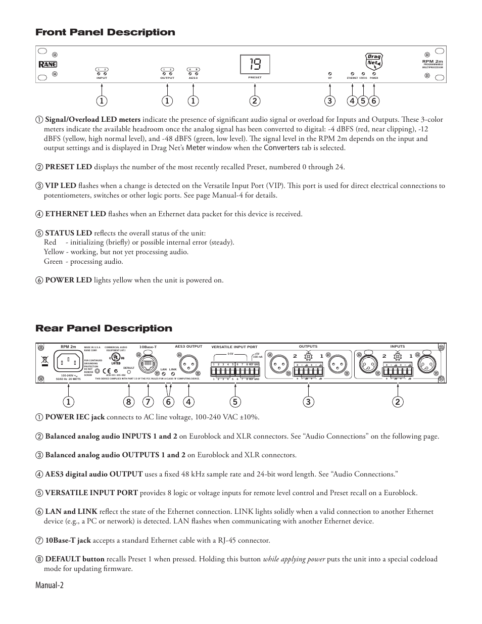 Rane RPM 2m User Manual | Page 4 / 10