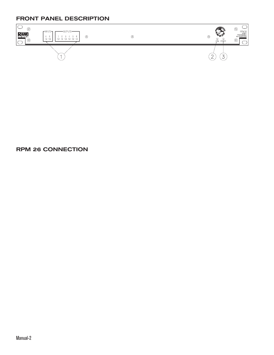 Rane RPM 26 User Manual | Page 2 / 22
