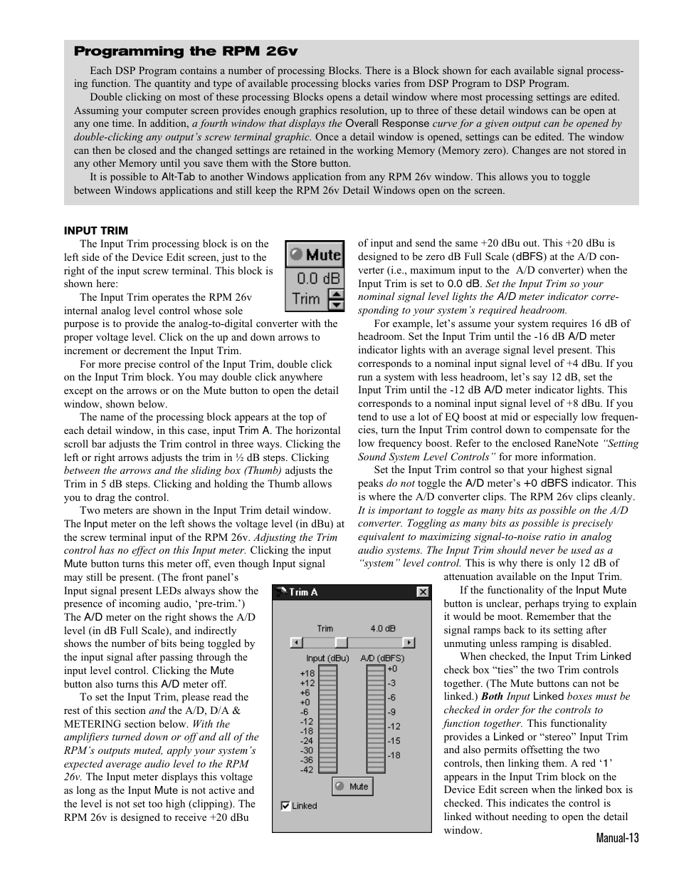 Rane RPM 26v User Manual | Page 13 / 24