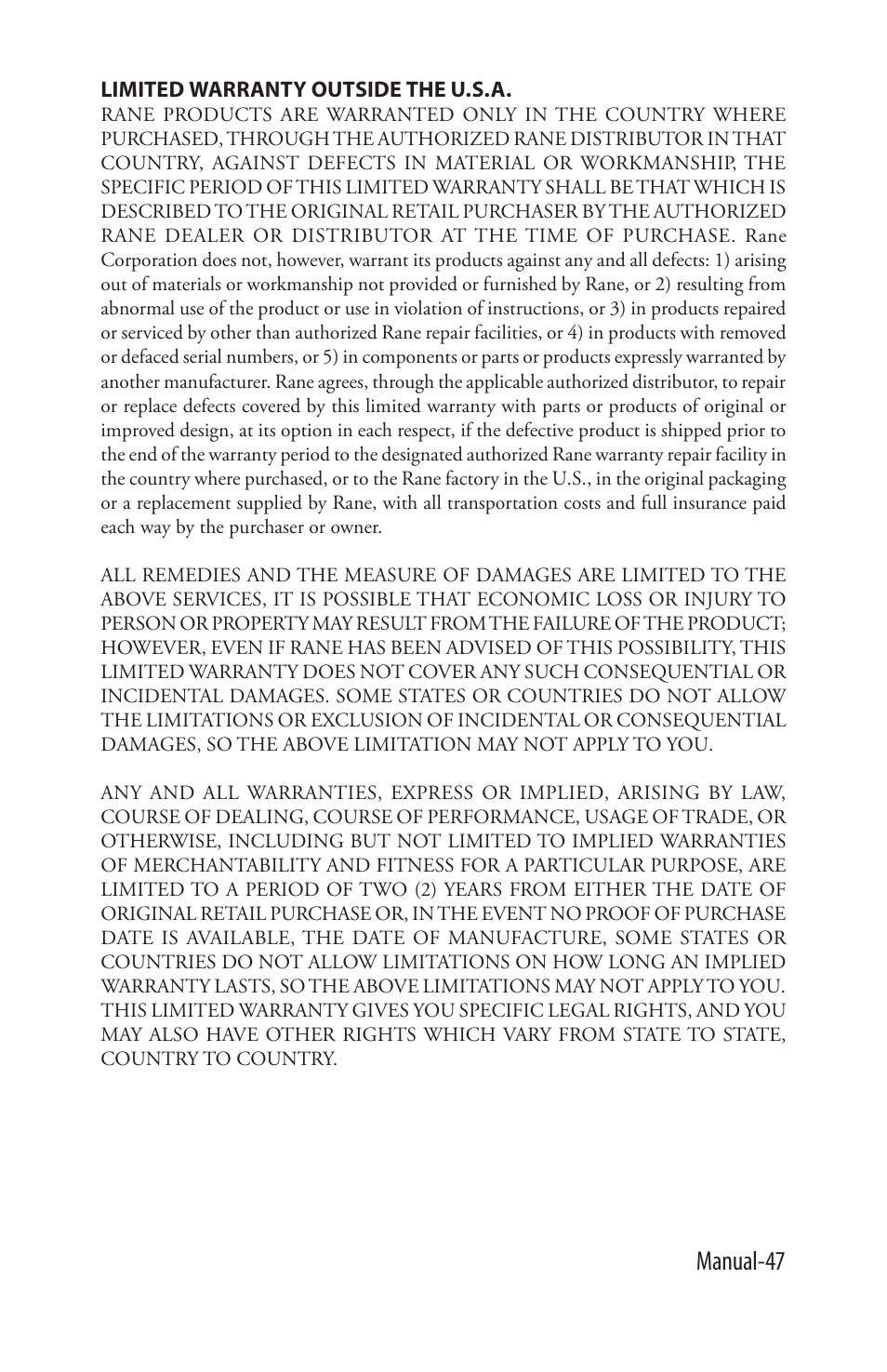 Manual-47 | Rane SR 3 User Manual | Page 47 / 52