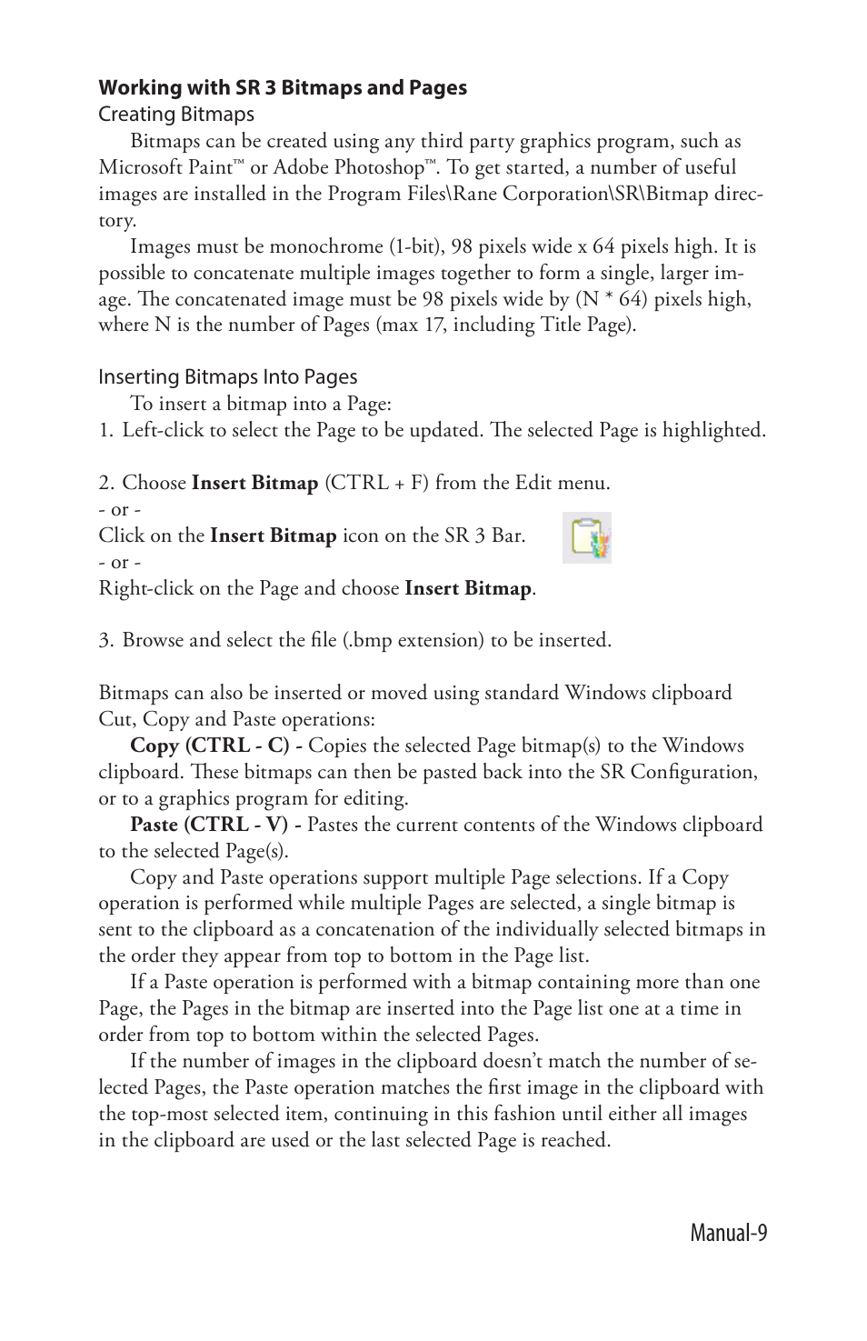 Manual-9 | Rane SR 3 User Manual | Page 9 / 52
