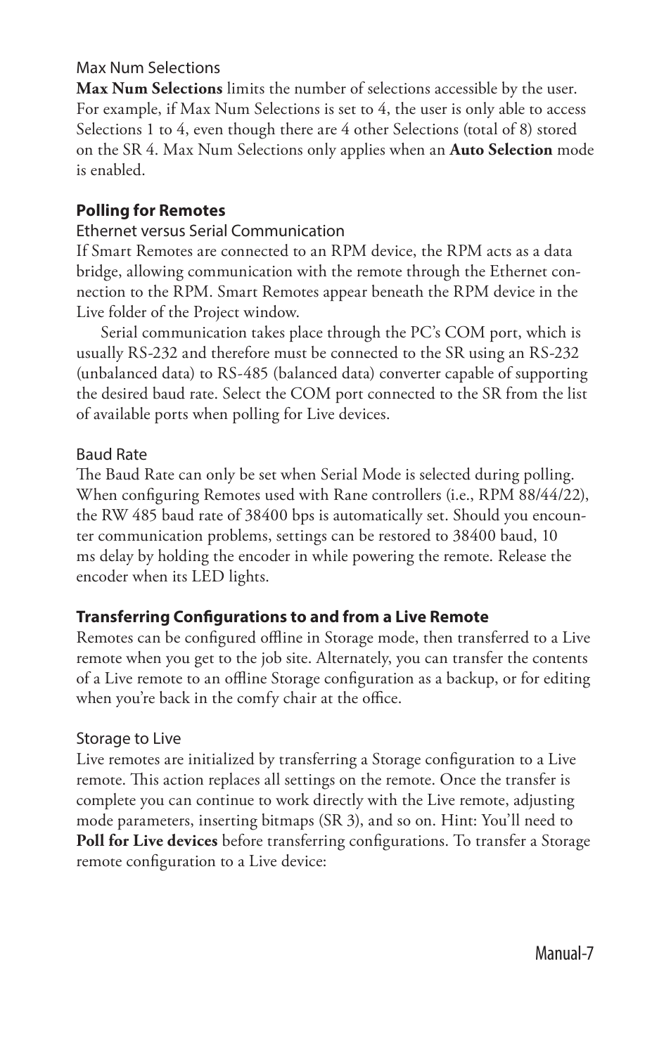 Manual-7 | Rane SR 4 User Manual | Page 7 / 36