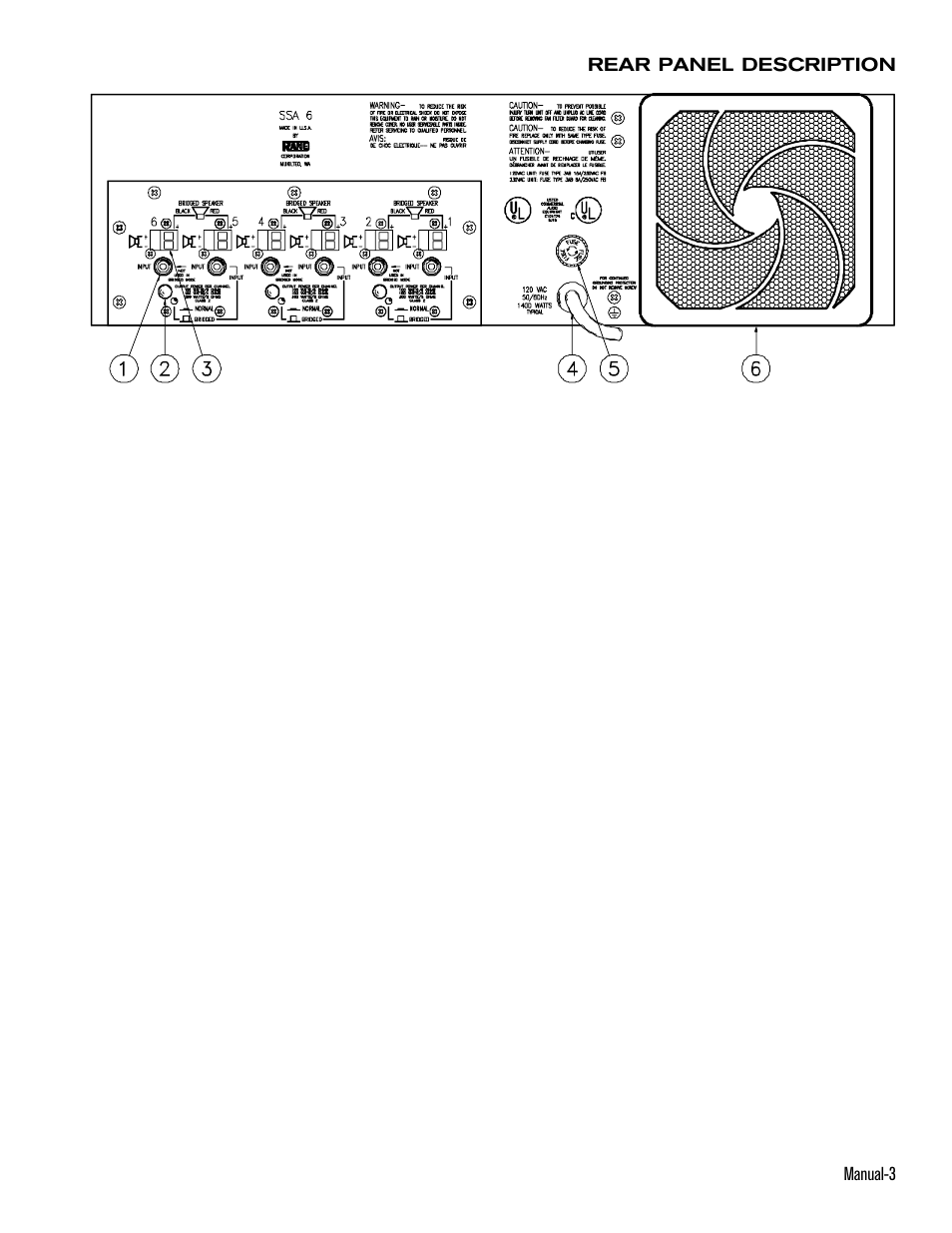 Rane SSA 6 User Manual | Page 3 / 5