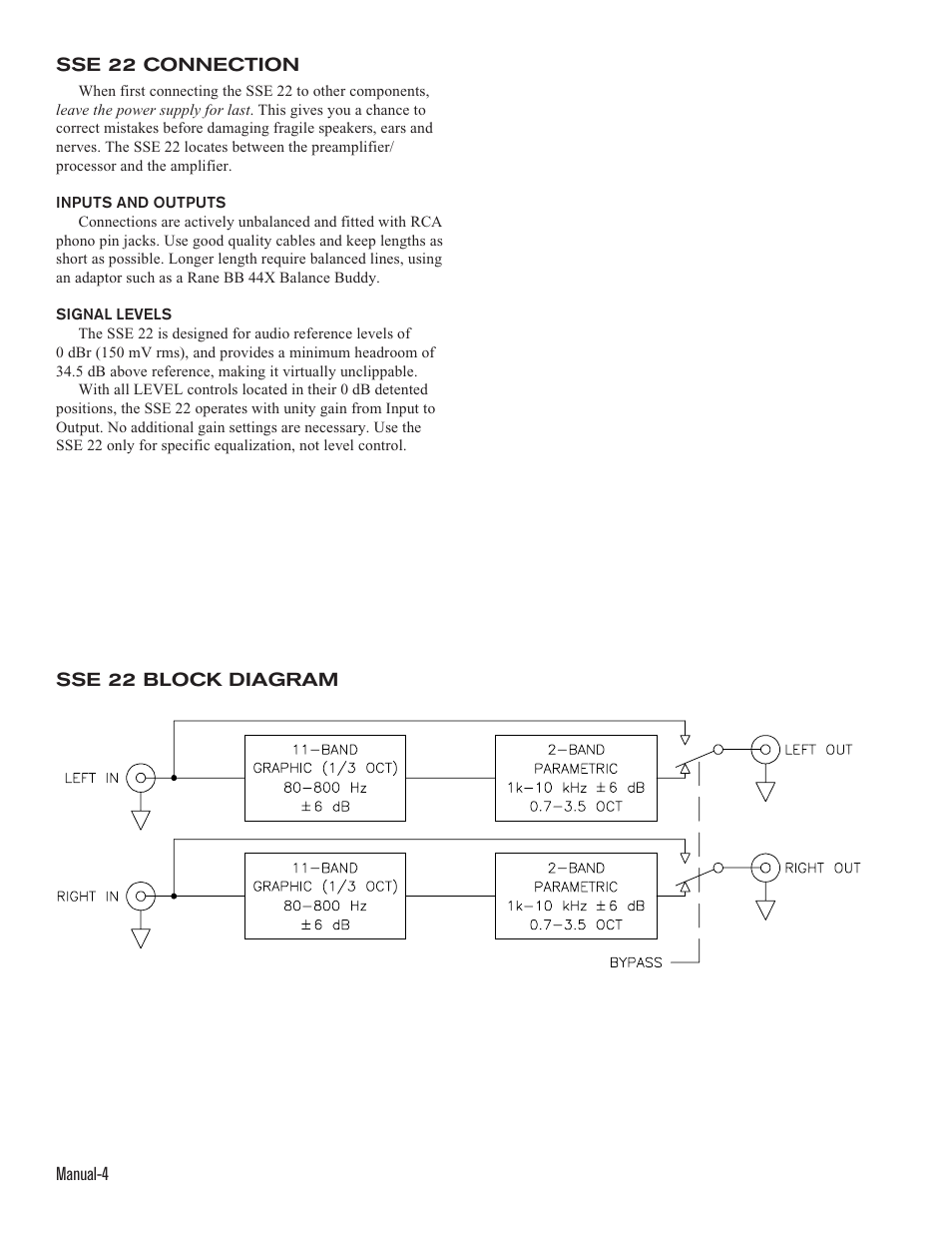 Rane SSE 22 User Manual | Page 4 / 6