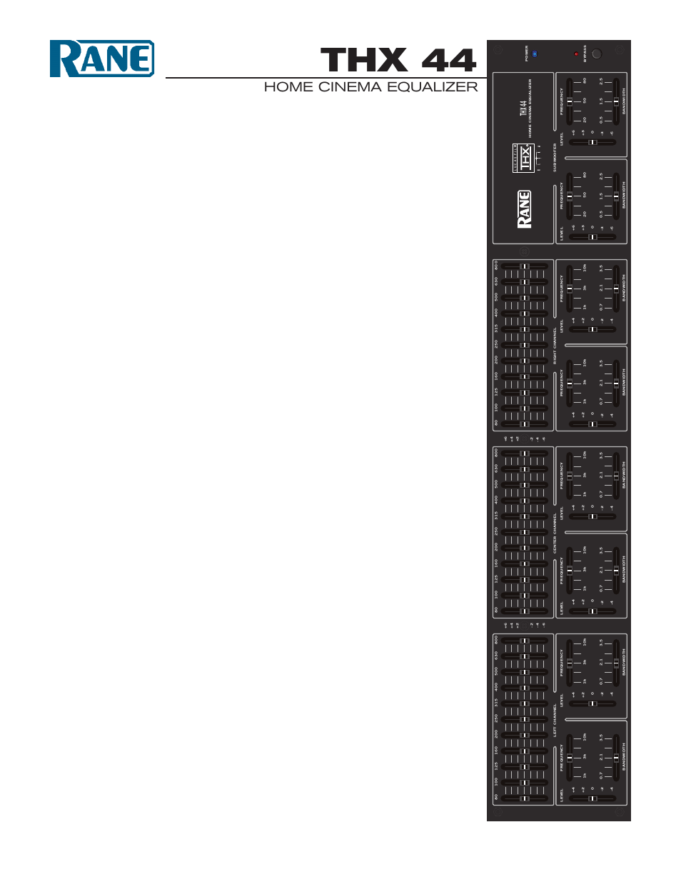 Rane THX 44 User Manual | 6 pages