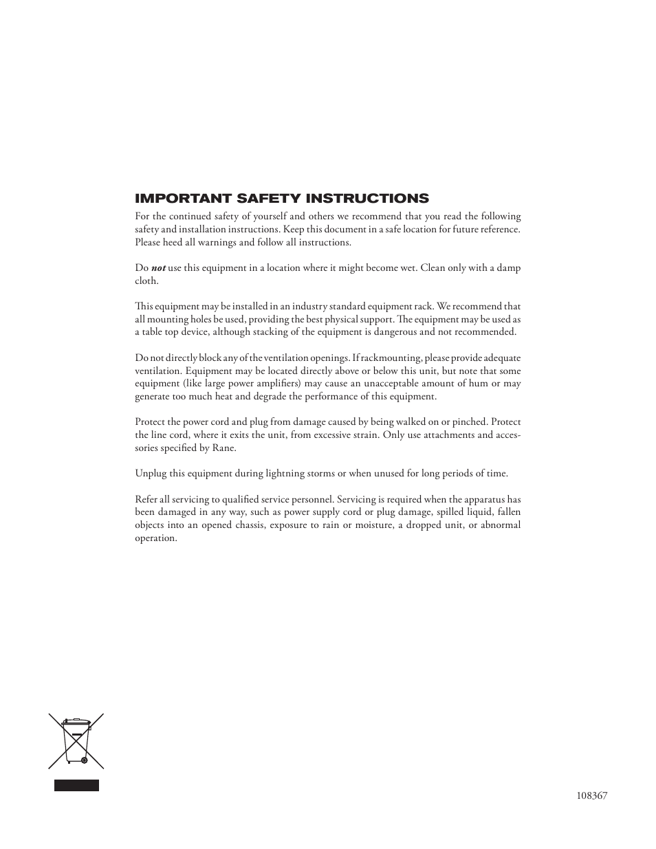 Rane THX 44 User Manual | Page 2 / 6