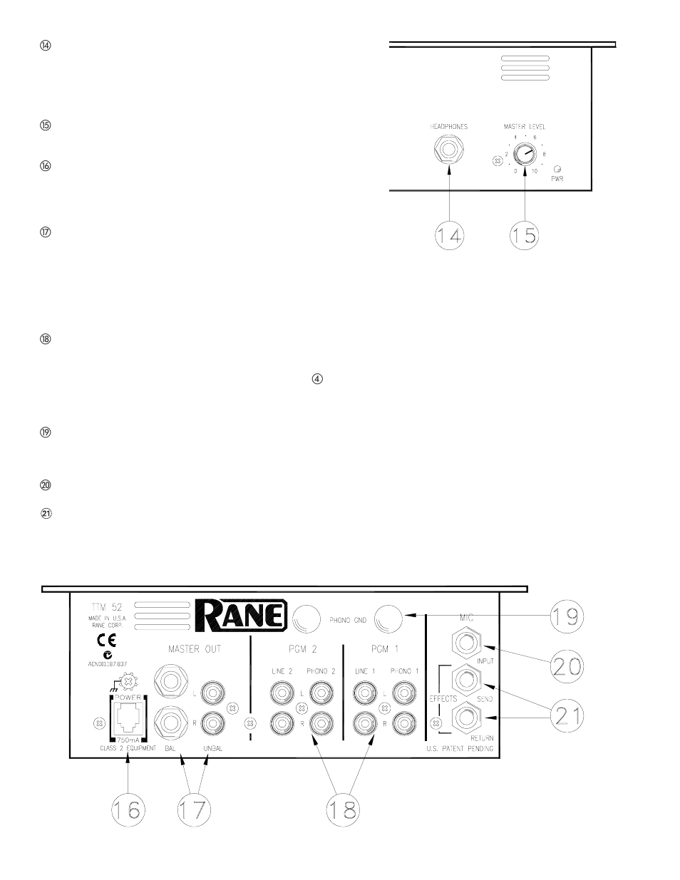 Rane TTM 52i User Manual | Page 4 / 9