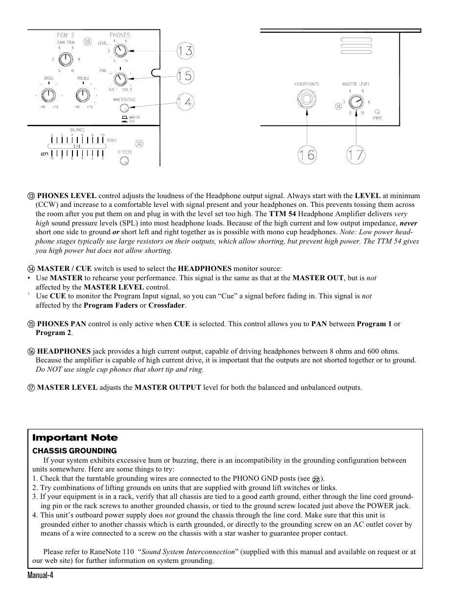 Rane TTM 54 User Manual | Page 4 / 6