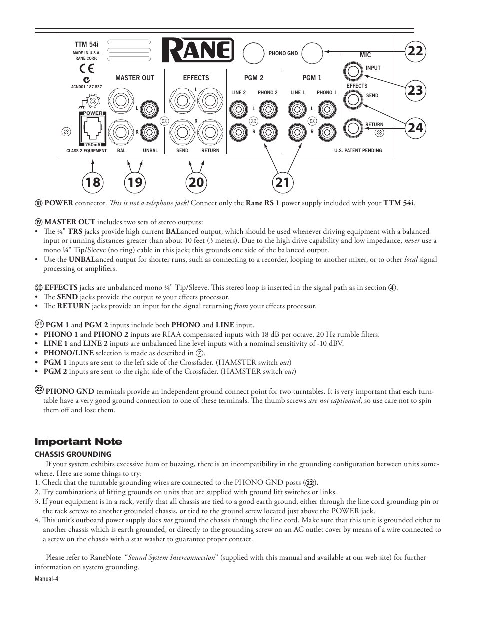 Rane TTM 54i User Manual | Page 6 / 8
