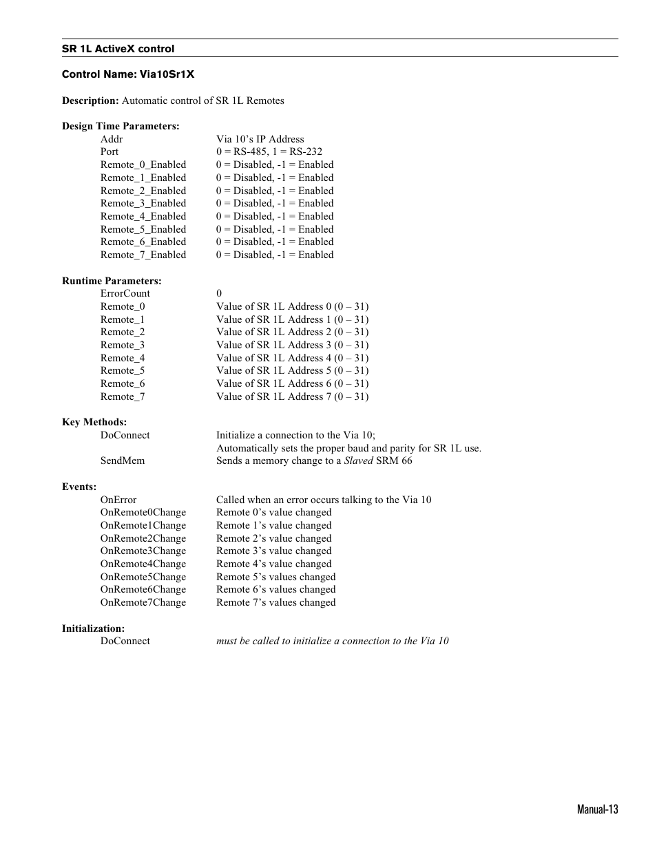 Rane Via 10 User Manual | Page 13 / 20