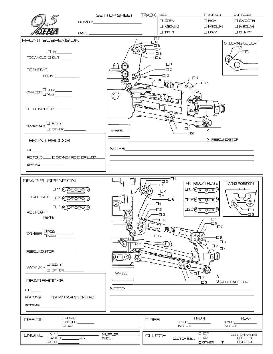 OFNA Racing 9.5 C-Hub RTR User Manual | Page 14 / 14