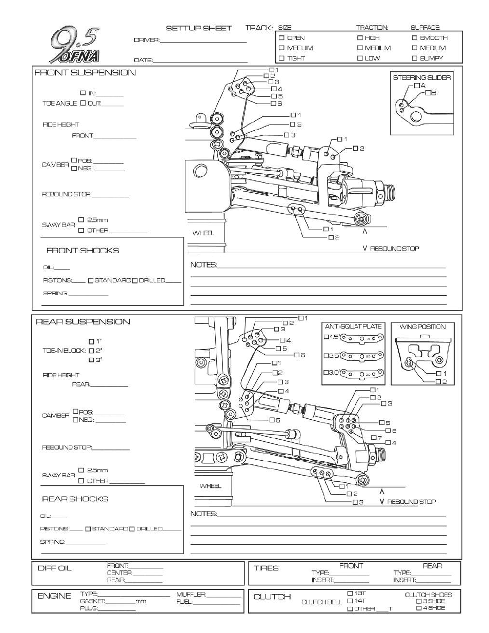 OFNA Racing 9.5 MBX RTR User Manual | Page 33 / 37