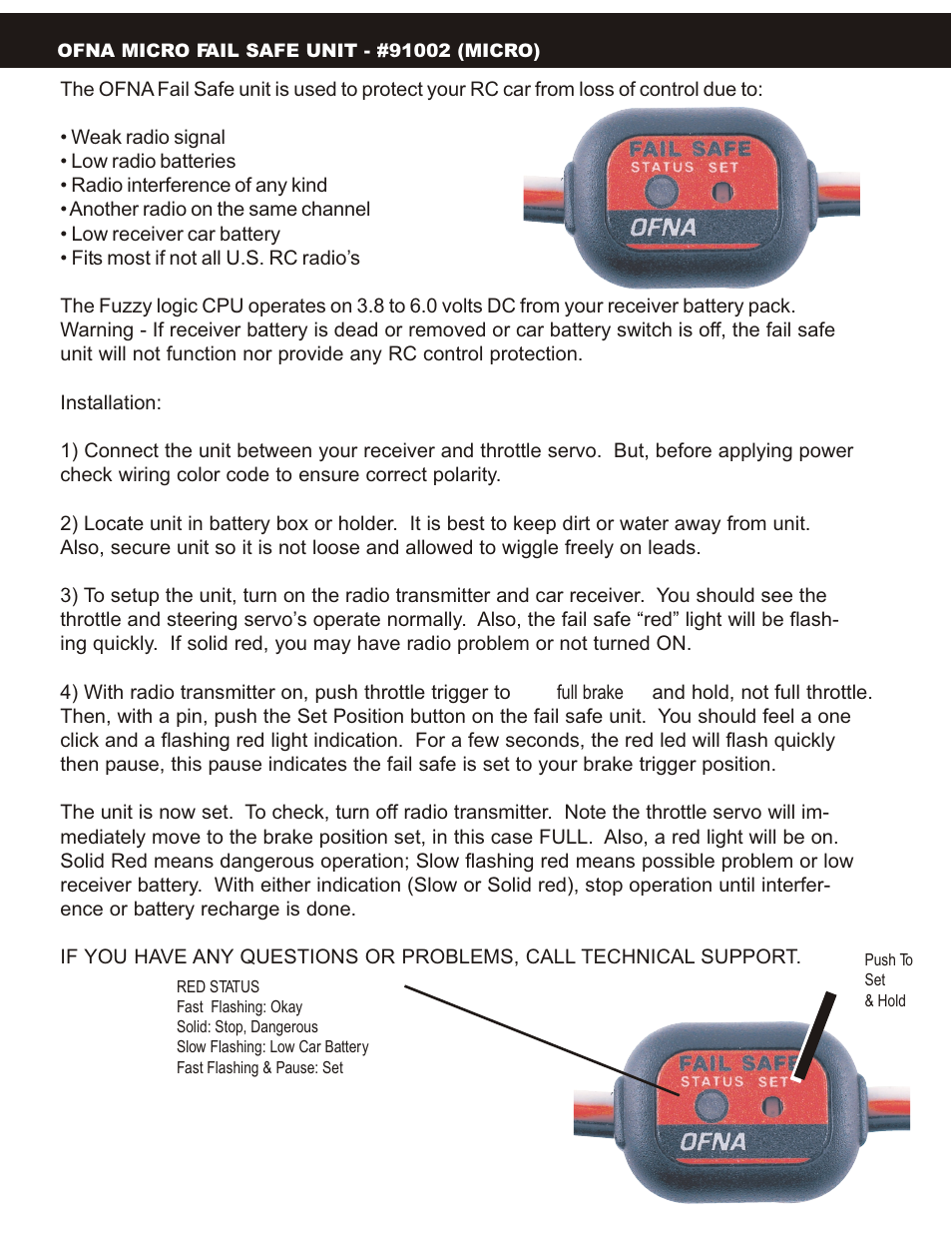 OFNA Racing Blazer SST User Manual | Page 34 / 38