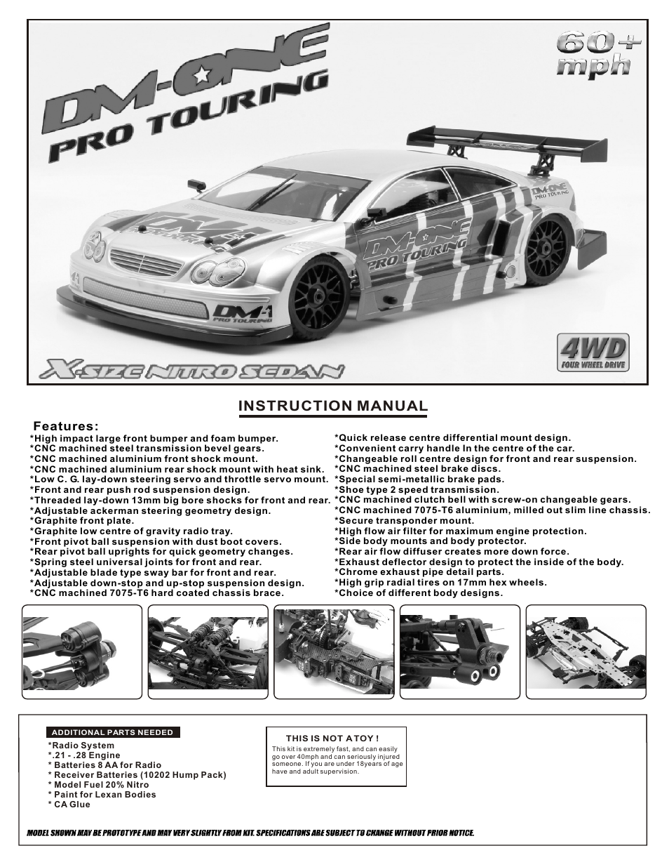 OFNA Racing DM-1 Pro User Manual | 30 pages