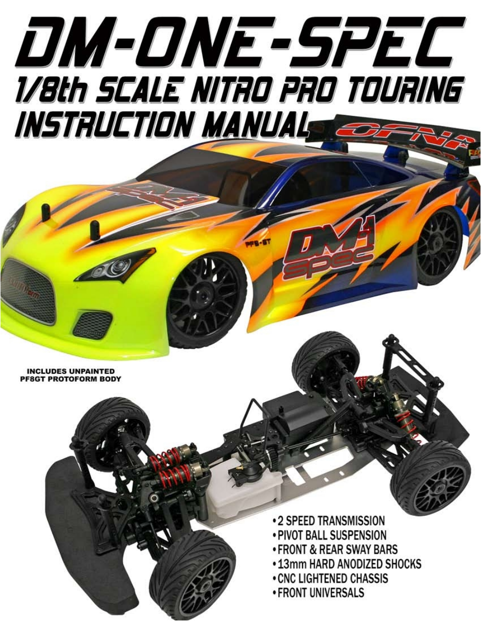 OFNA Racing DM-1 Spec User Manual | 29 pages