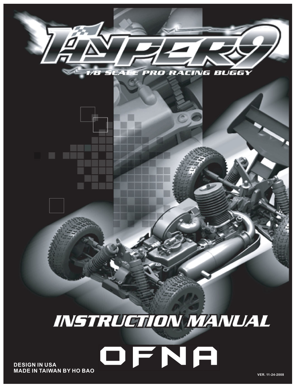 OFNA Racing Hyper 9 User Manual | 30 pages