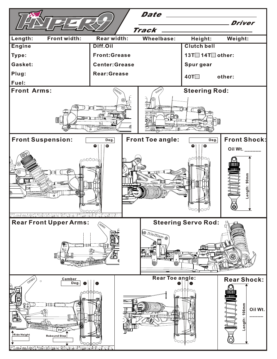 OFNA Racing Hyper 9 User Manual | Page 23 / 30