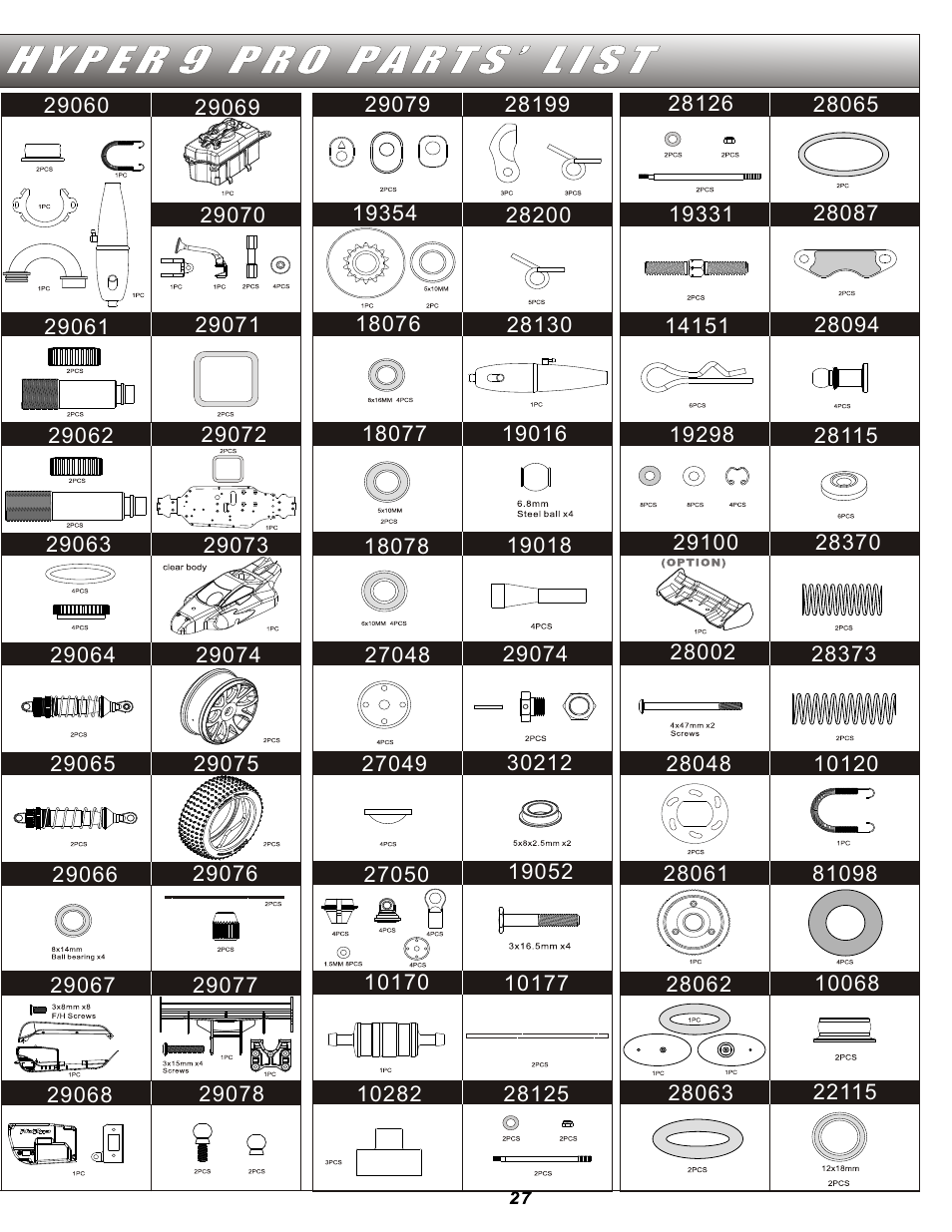 OFNA Racing Hyper 9 User Manual | Page 26 / 30