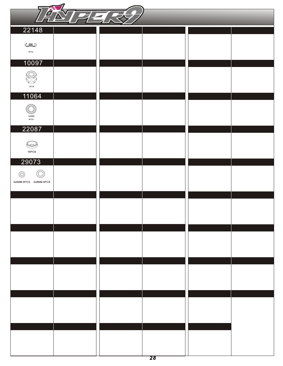 OFNA Racing Hyper 9 User Manual | Page 27 / 30