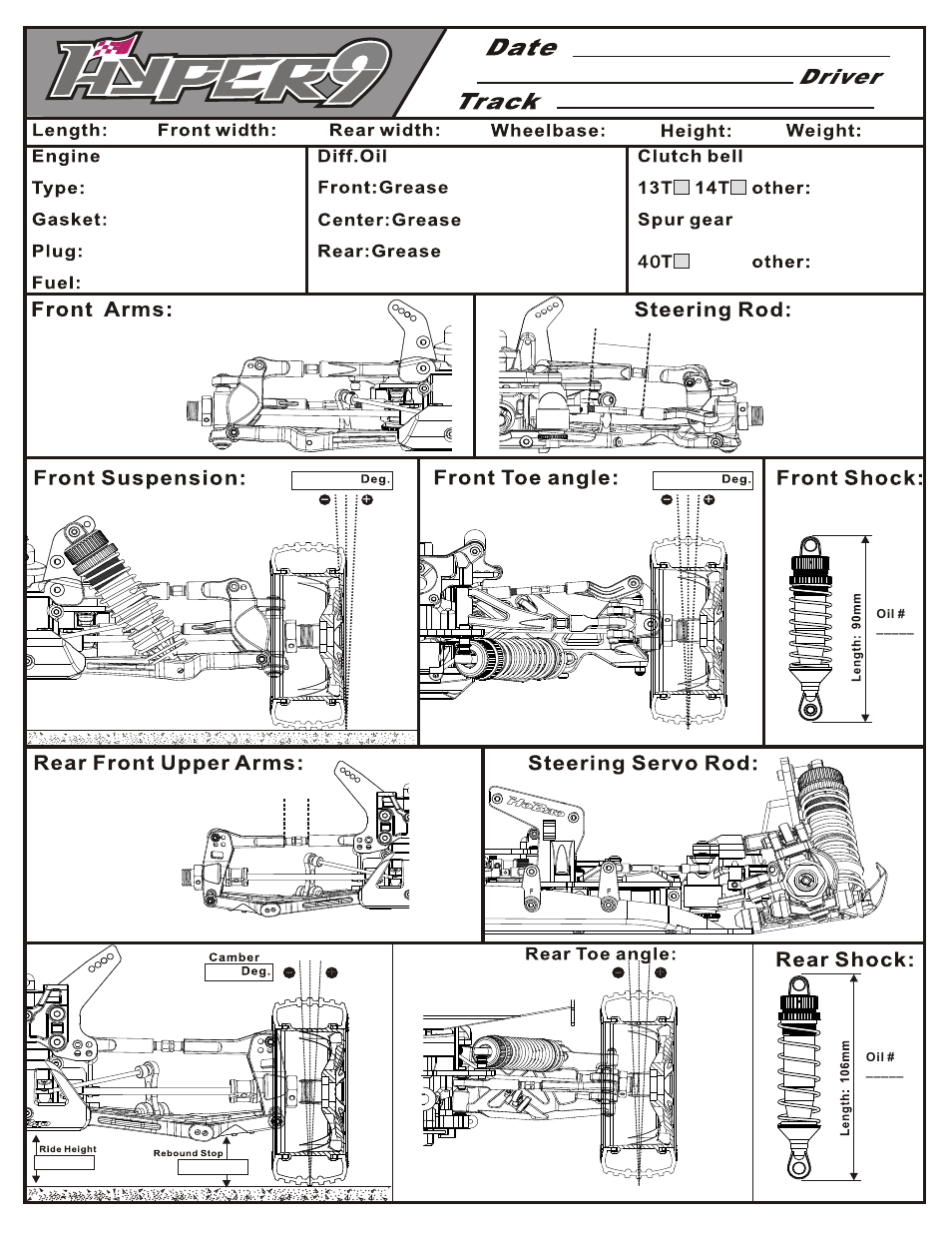 OFNA Racing Hyper 9e User Manual | Page 30 / 32