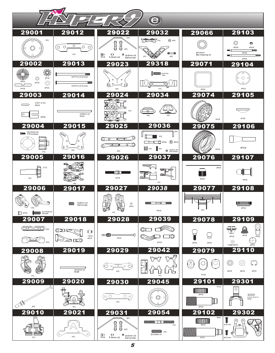 OFNA Racing Hyper 9e User Manual | Page 7 / 32