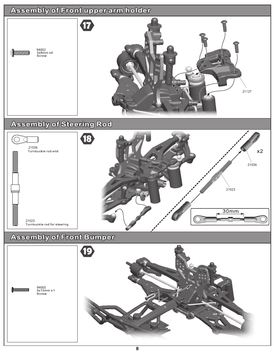 OFNA Racing Hyper 10sc Electric User Manual | Page 11 / 35