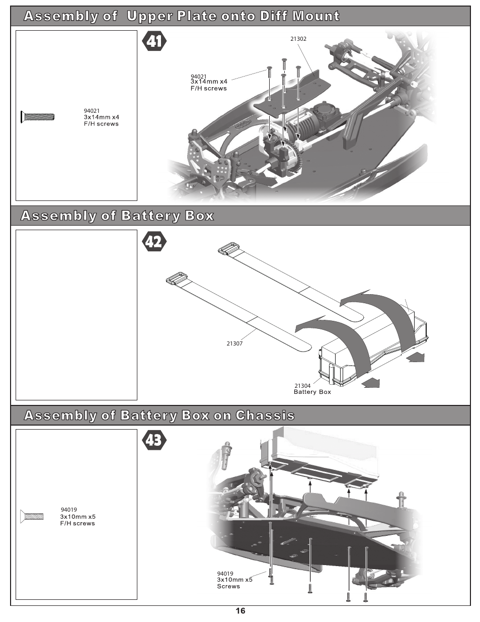 OFNA Racing Hyper 10sc Electric User Manual | Page 19 / 35