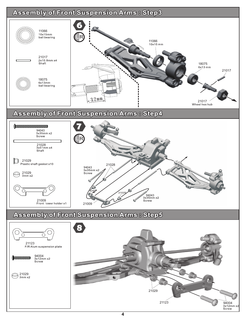 OFNA Racing Hyper 10sc Electric User Manual | Page 7 / 35