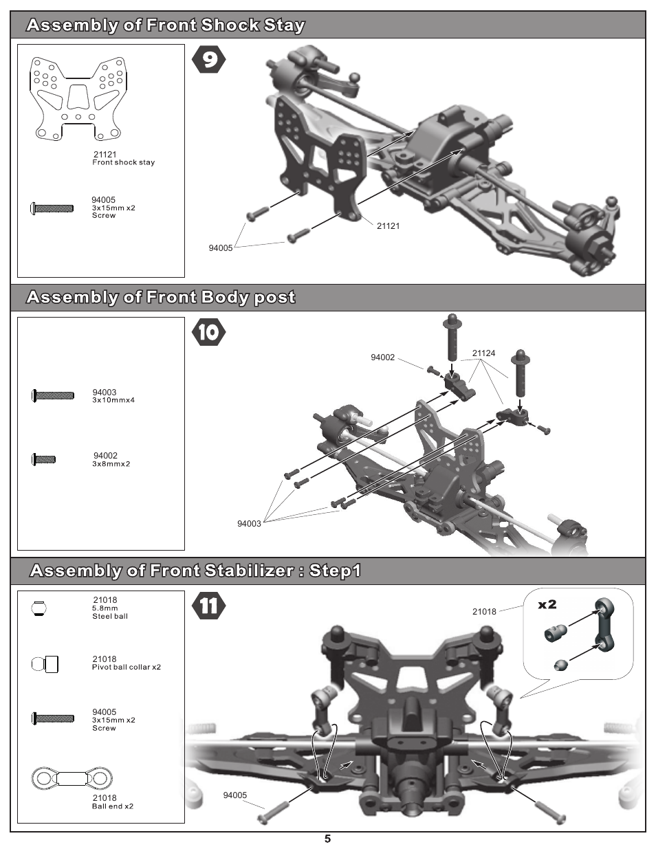 OFNA Racing Hyper 10sc Electric User Manual | Page 8 / 35