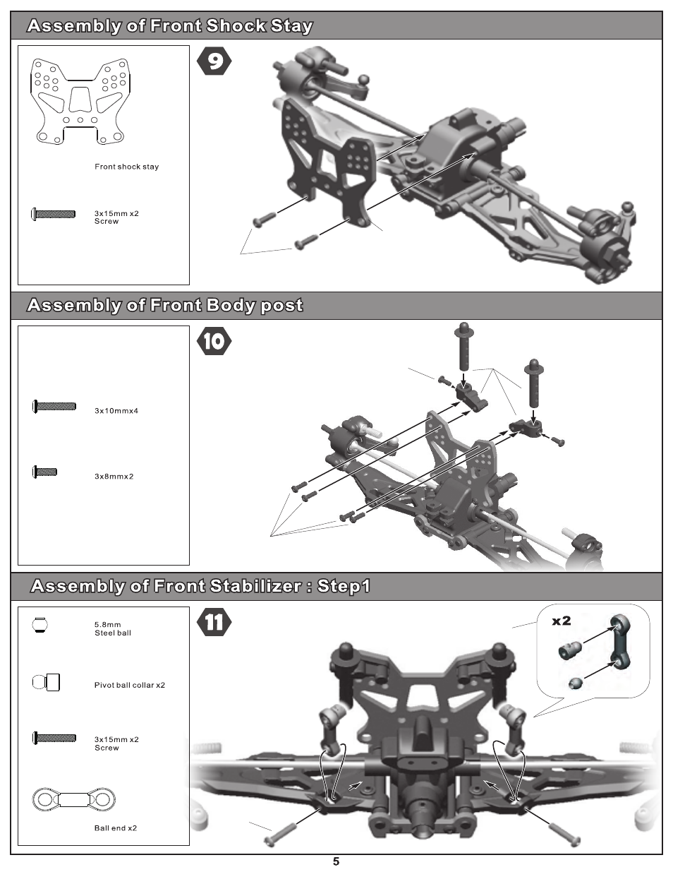 OFNA Racing Hyper 10sc Electric RTR User Manual | Page 14 / 41