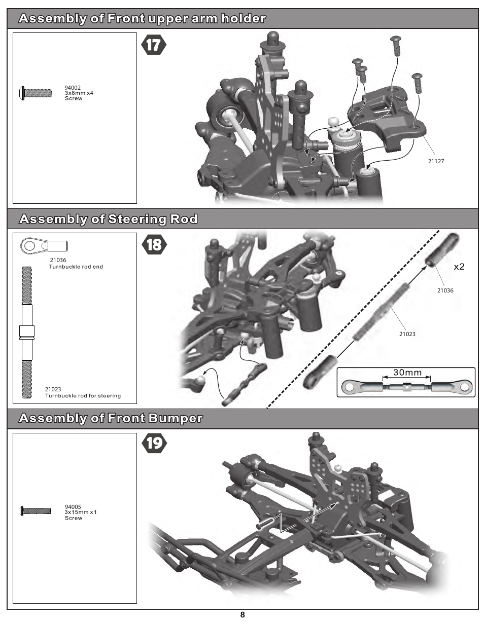 OFNA Racing Hyper 10sc Electric RTR User Manual | Page 17 / 41