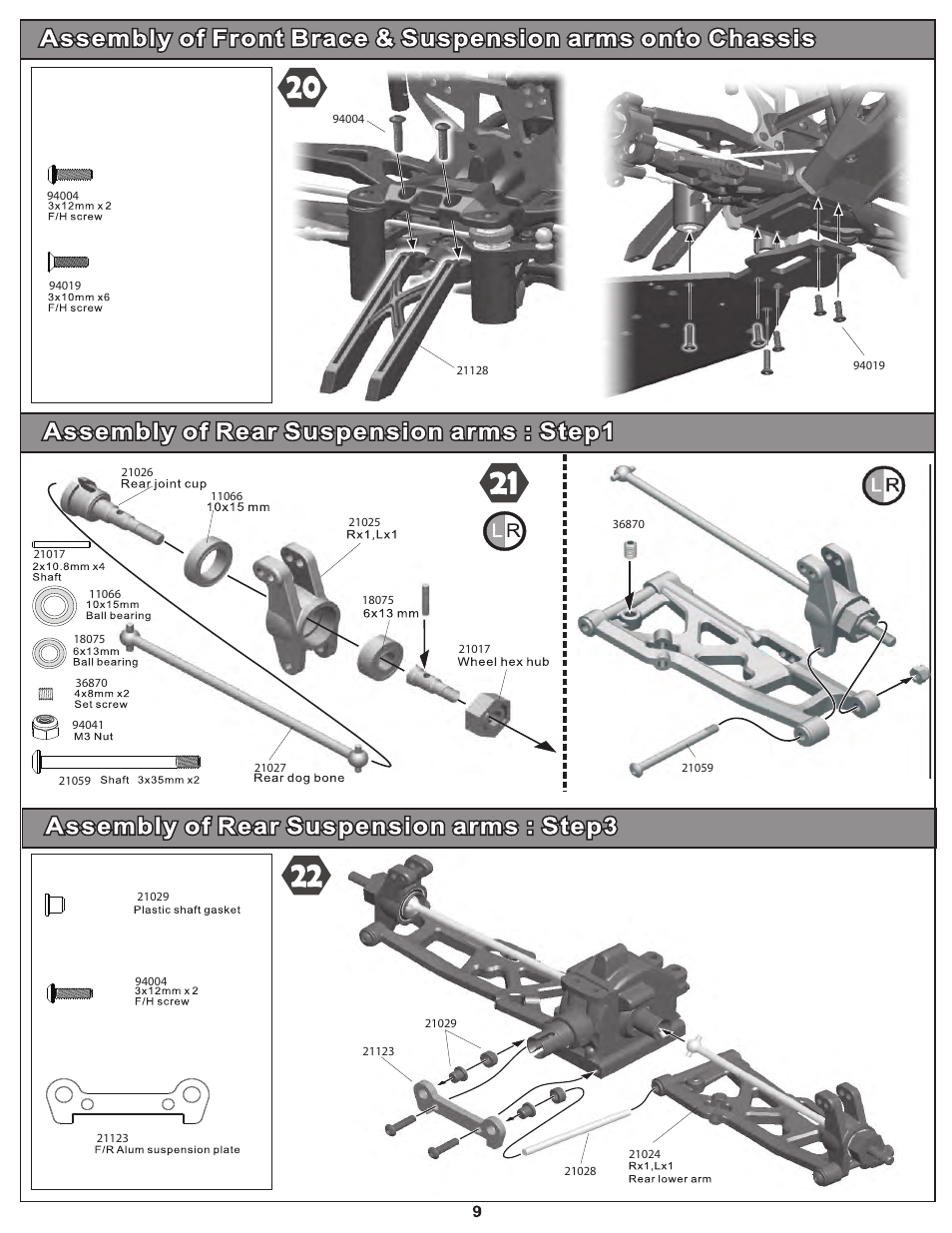 OFNA Racing Hyper 10sc Electric RTR User Manual | Page 18 / 41