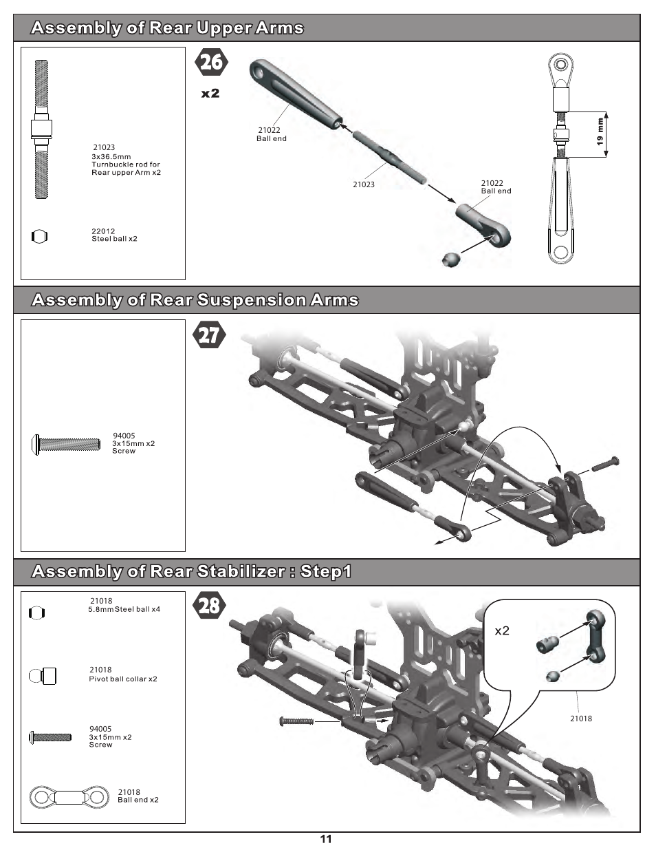 OFNA Racing Hyper 10sc Electric RTR User Manual | Page 20 / 41