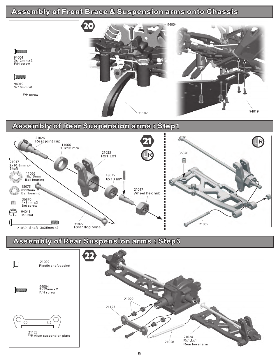 OFNA Racing Hyper 10sc Nitro RTR User Manual | Page 17 / 44