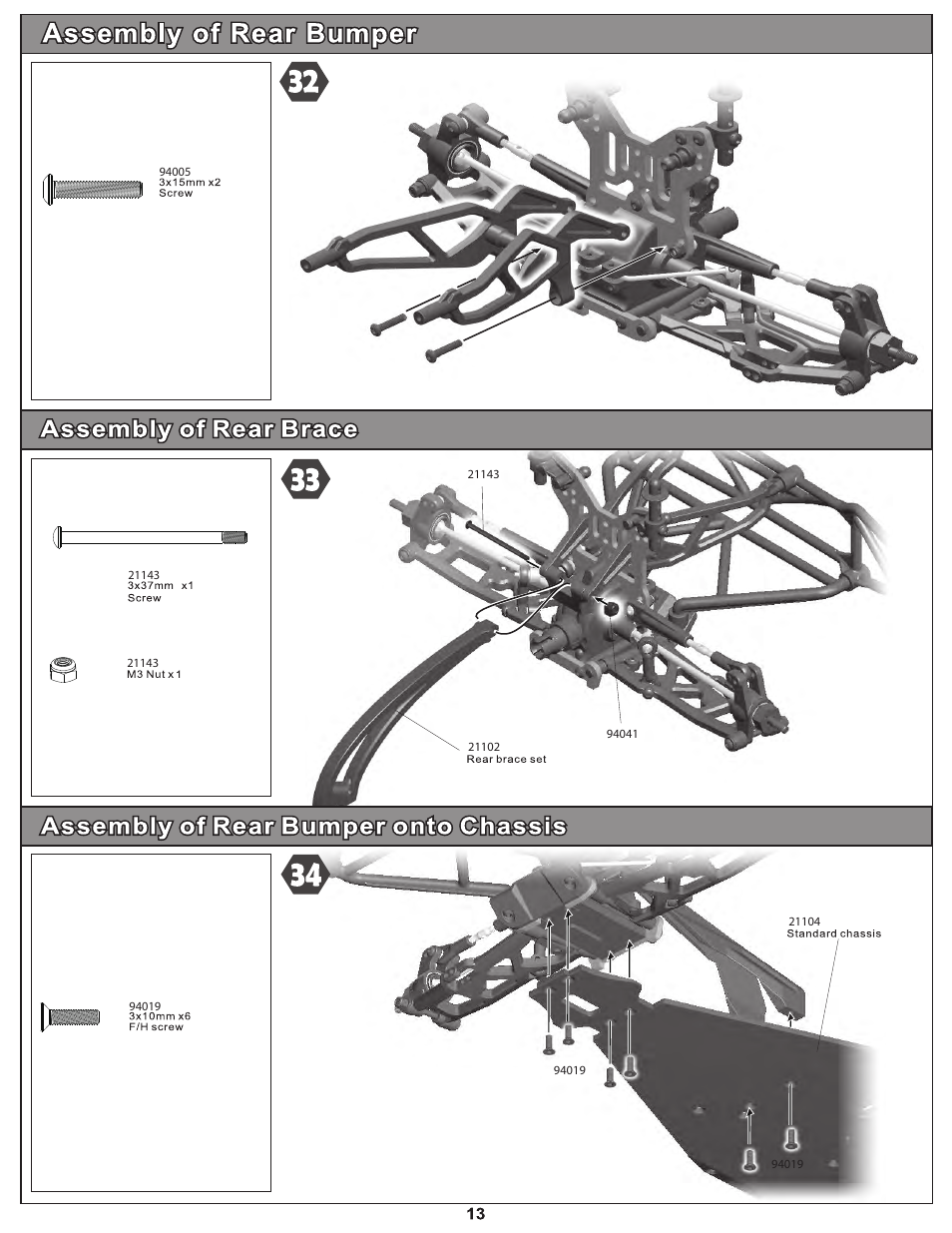 OFNA Racing Hyper 10sc Nitro RTR User Manual | Page 21 / 44