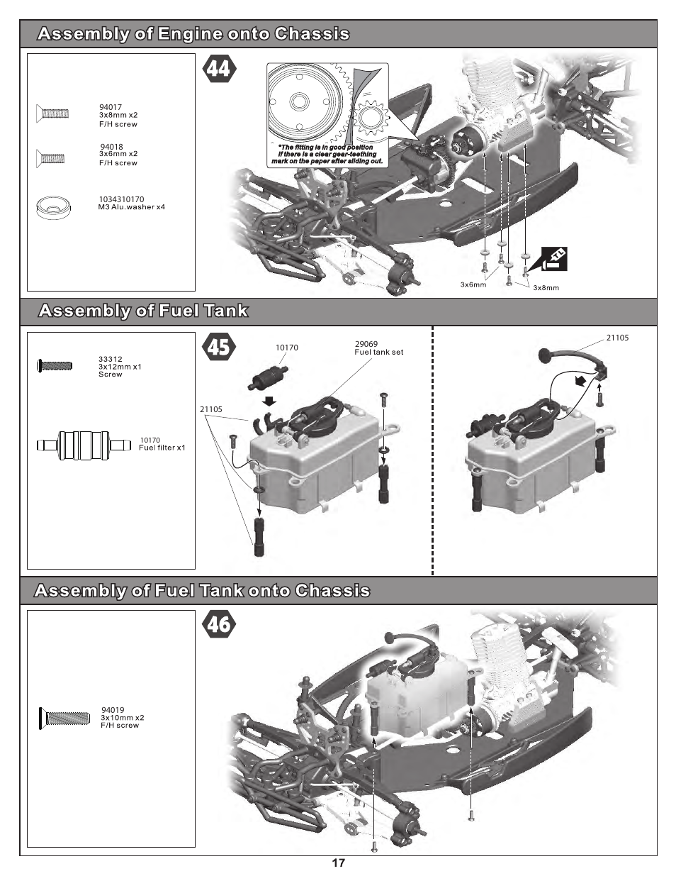 OFNA Racing Hyper 10sc Nitro RTR User Manual | Page 25 / 44
