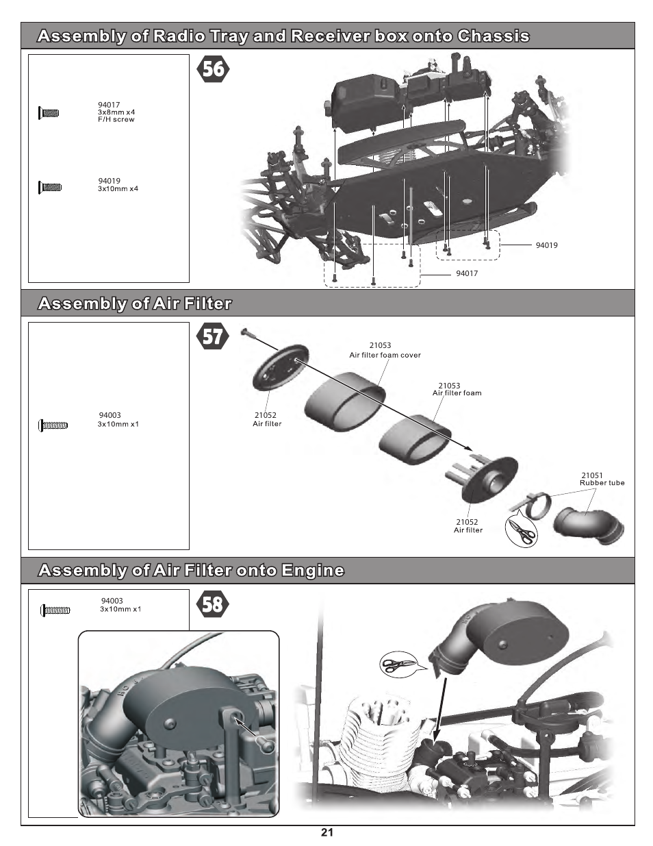 OFNA Racing Hyper 10sc Nitro RTR User Manual | Page 29 / 44