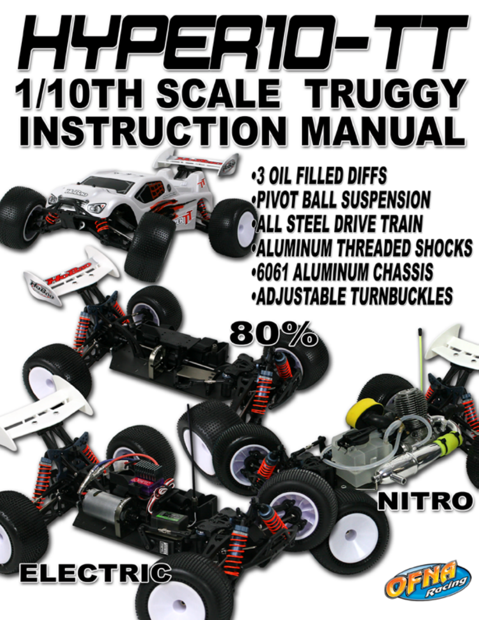 OFNA Racing Hyper 10TT User Manual | 49 pages