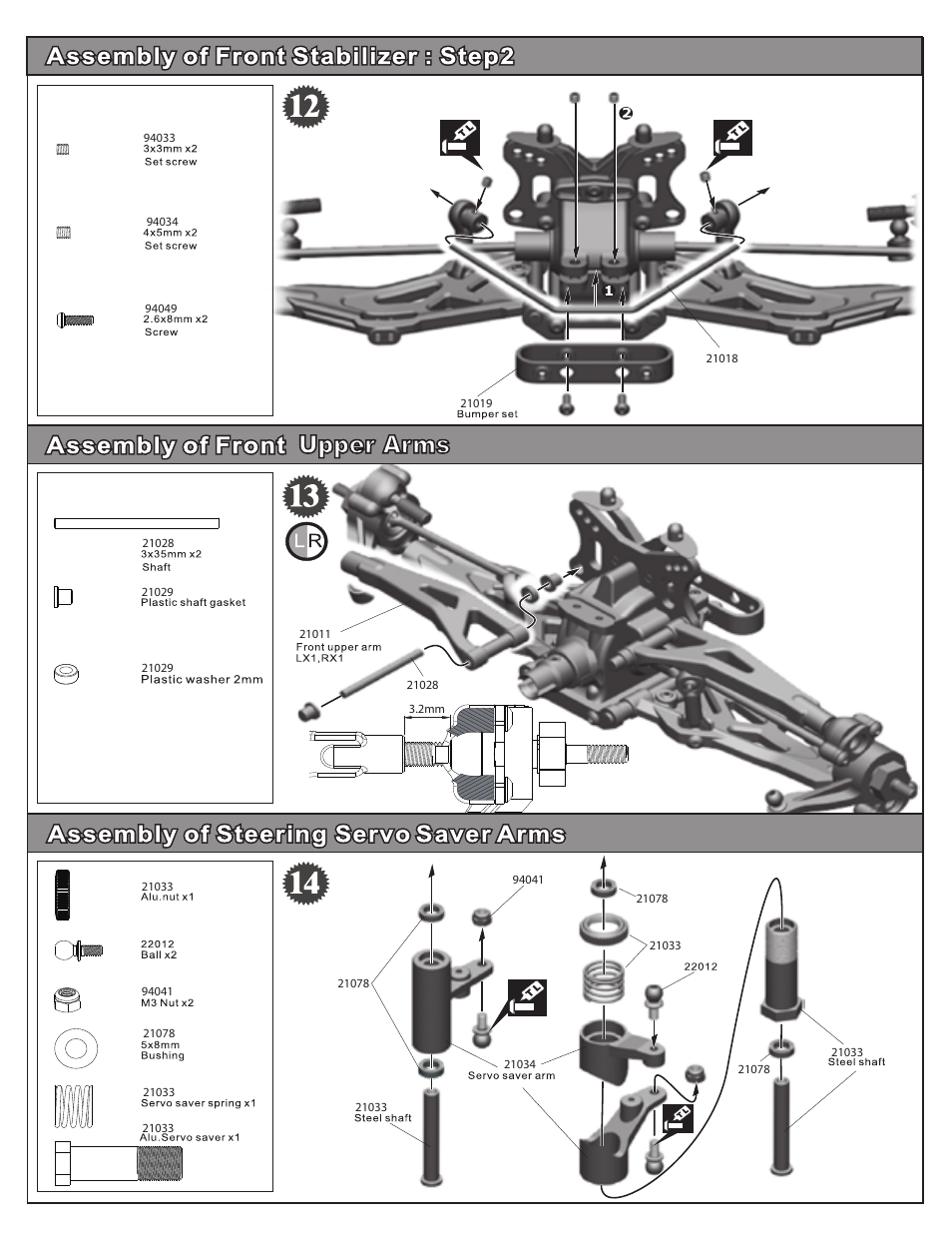 OFNA Racing Hyper 10TT User Manual | Page 18 / 49
