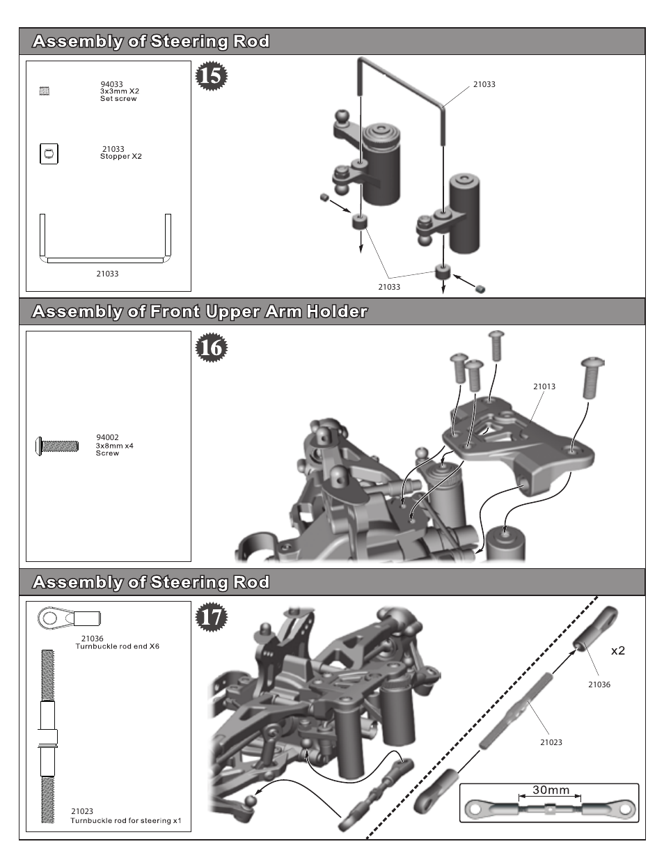 OFNA Racing Hyper 10TT User Manual | Page 19 / 49