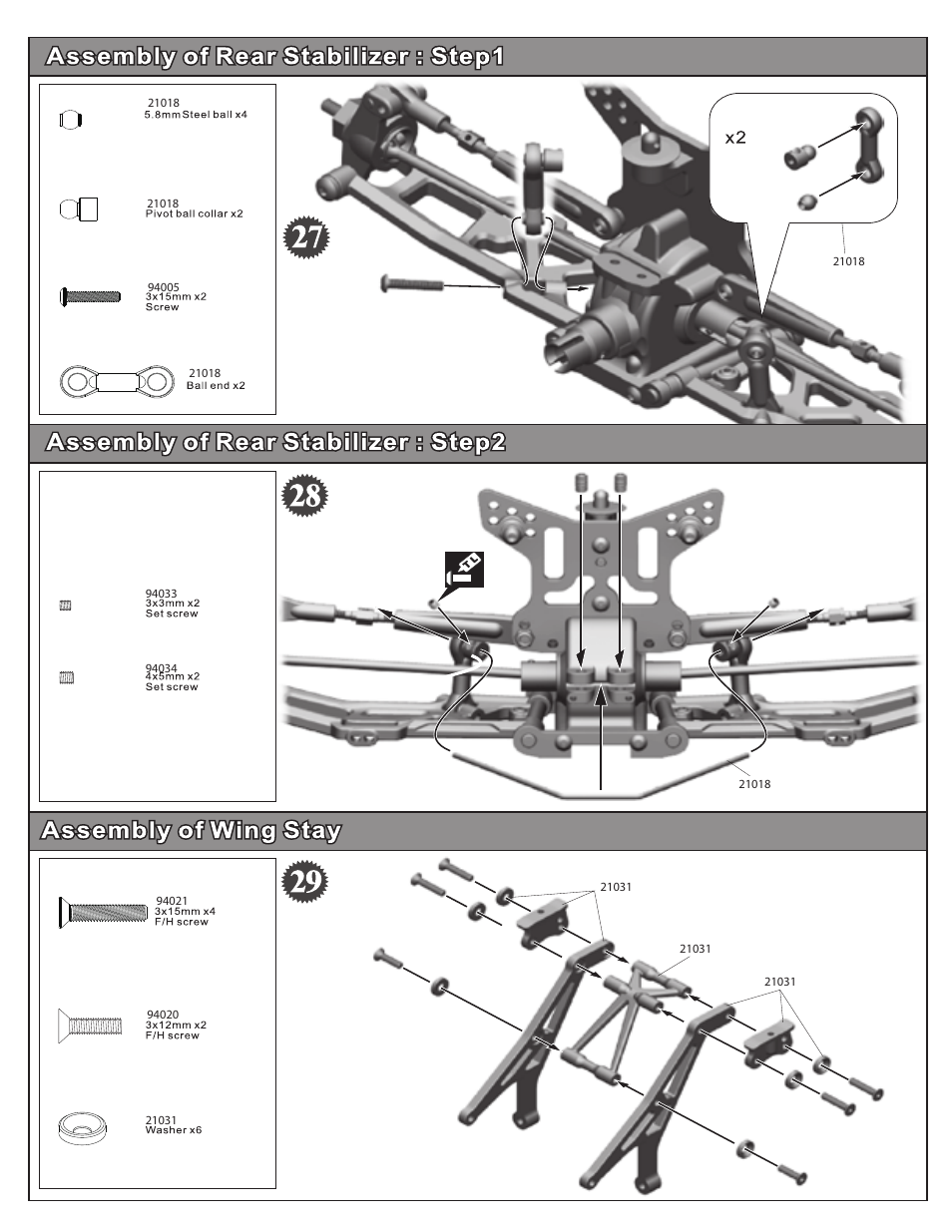 OFNA Racing Hyper 10TT User Manual | Page 23 / 49