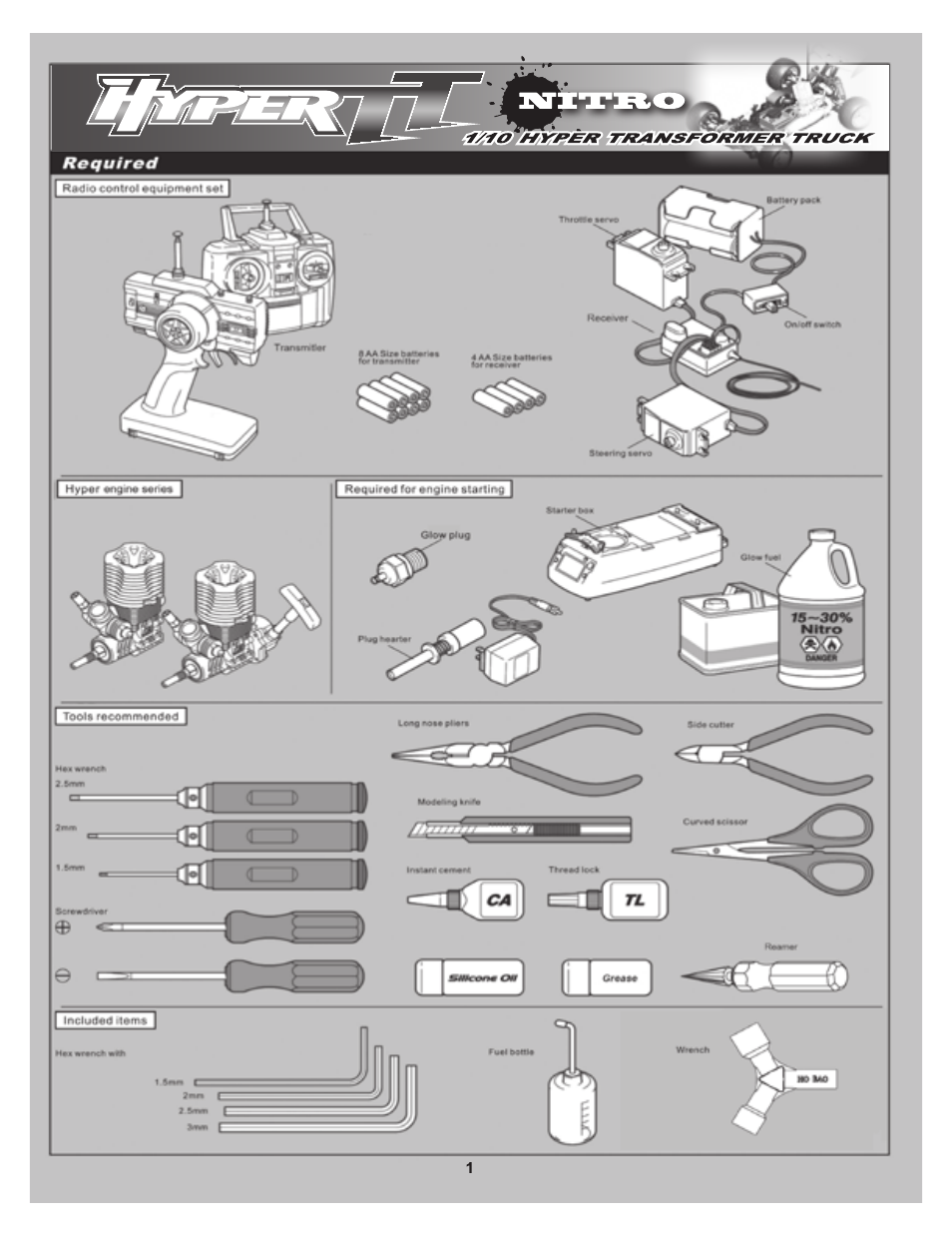 OFNA Racing Hyper 10TT User Manual | Page 3 / 49