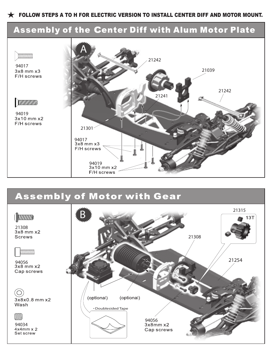 OFNA Racing Hyper 10TT User Manual | Page 38 / 49