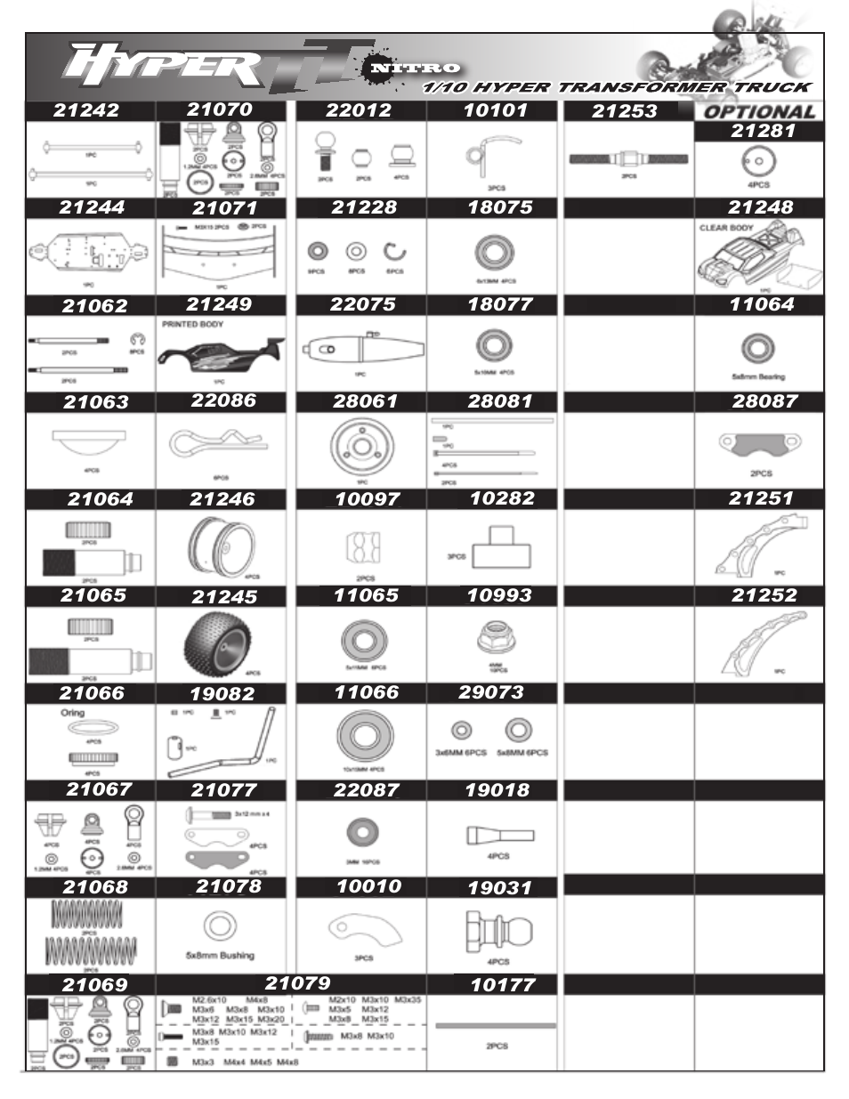 OFNA Racing Hyper 10TT User Manual | Page 48 / 49